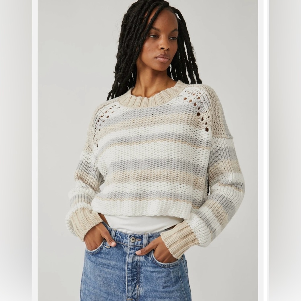 NWT Free people Devon sweater sz XS